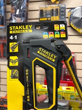 Stanley FatMax Heavy-Duty Staple Gun in Black and Yellow